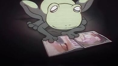 Mona and Traviss Steamy Locker Room Sexcapade with Lewd Froggo