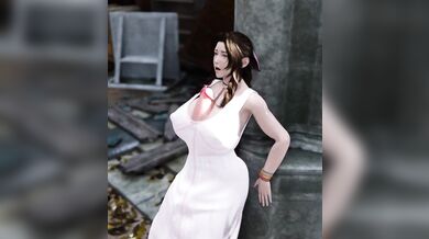 MILFy Mommy Aerith Gets Fully Fucked by Four Big Dicks! [milkygirls]