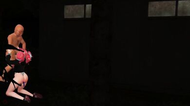 A naughty young girl punished by her strict professor