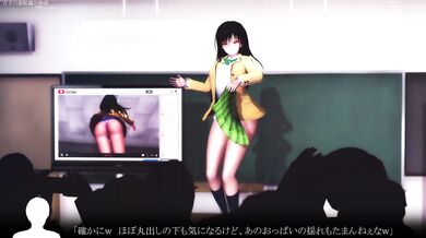 A-Class Exposed - Hypnotized MMD Students in Live Class