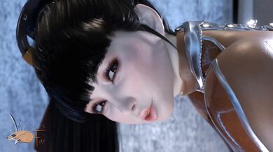 Sexy CEO gets trapped in the elevator with a seductive fox and is for*ced to have hardcore sex with her