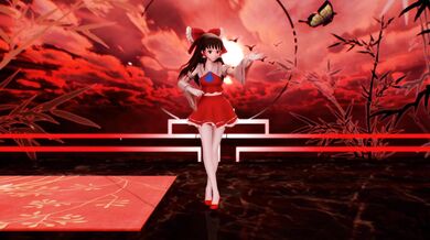 [Krag] Hentai Porn: Reimu Tougen and Renka Strip Dance