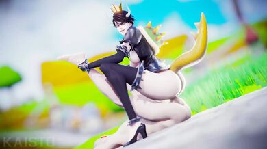 Bayonetta and Bowsette get animated in a hot XXX animation by Kaisto studios!