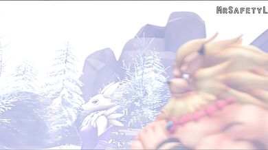 The Hidden Feline Love Between Leomon and Renamon - A Thrilling Adventure of Passionate Kinkiness!