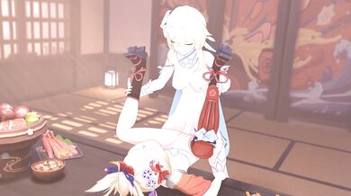 Candy and Ice Cream Lumine & Yoimiya - Dessert time [SirWobbleOblige]