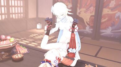 Candy and Ice Cream Lumine & Yoimiya - Dessert time [SirWobbleOblige]