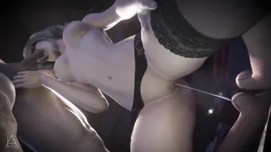Splattering My Cum on Sticky Blows Tits