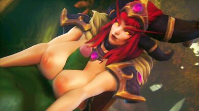 A giant dragoness Alexstrasza massages a huge cock with her claws and scales, while moaning in pleasure [Orc version] [Letter R]