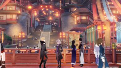 Amidst the Darkness, She Illuminates - A Hentai Night with Genshin in a Shop