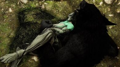 Male Lizard Sucks Breasts in Nightmare