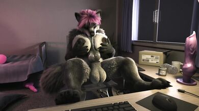 An Autofellatio Love Story with Horses