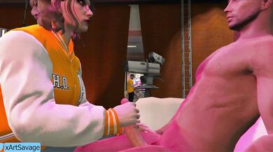 The Hottie and the Hustler - A Casting Couch Hentai