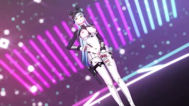 Busty MILF with HK416 assault rifle and sexy dance moves! Party tonight!