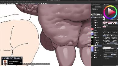 Sexy Office Lady Sucks Big Dick While Fondling Her Soft Thighs And Cellulite