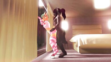 Stephies Hot Tub Fun with Taji and Friends