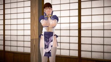Sexy Kasumi Busts Out Her Voluptuous Breasts