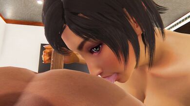 Watch as Asuka Kazama from the popular game series Tekken, fights her way to ultimate pleasure in this erotic fantasy