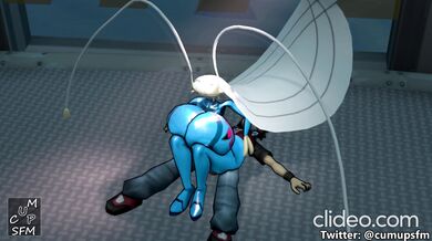 In order to achieve maximum pleasure, she decided to try a new position that involved her pheromones and his perception of smell