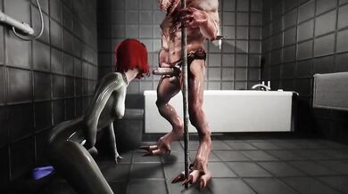 Sexy Female Dragonborn in a Latex Catsuit - Skyrim Hentai Porn