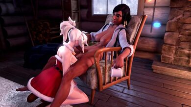 [Narrated Story] Mercy, a future mother Pharah, her soulmate Together, they form a couple[futa on Female]