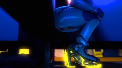 Super Metroids Samus Aran Gets Stuck in a Glory Hole with Secazz