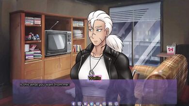 A futa dominatrix named Wallis sucks the life out of men who dare to enter her world Will you be one of them?