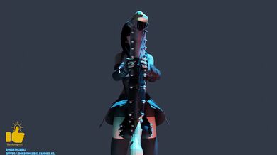 As Tifa rides her stallion, she cant help but fondle her massive horsecock, moaning with pleasure as it fills her hand