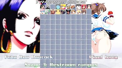 Futa, Boa and Hancock vs Pixel and Inma in a Lustful Fun Battle!