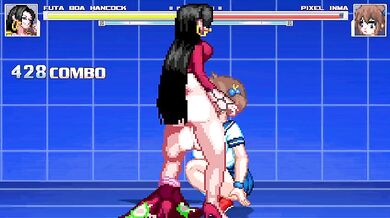 Futa, Boa and Hancock vs Pixel and Inma in a Lustful Fun Battle!