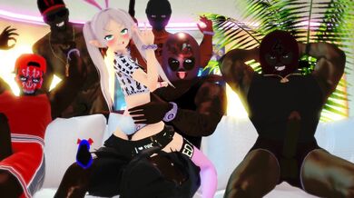 Sultry Eldritch Courtesan mates with Magical Beings, giving Birth to Fantastical Offspring