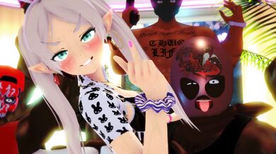 Sultry Eldritch Courtesan mates with Magical Beings, giving Birth to Fantastical Offspring