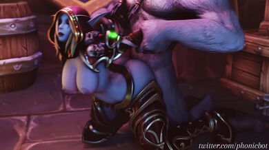 Fantasy Land: Sylvanas and PhonicBots Doggy Delight!