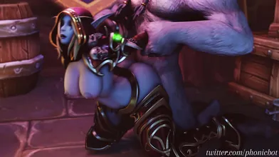 Fantasy Land: Sylvanas and PhonicBots Doggy Delight!