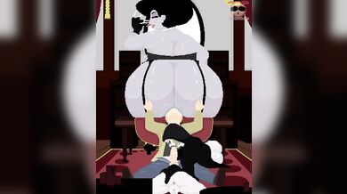 I cant believe I just watched a whole short porn video of Dimitrescu having sex with different women, and it was all so hot and steamy!