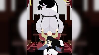 I cant believe I just watched a whole short porn video of Dimitrescu having sex with different women, and it was all so hot and steamy!