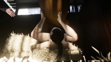 Rewritten: Lara, the adventurer, is about to be fucked by a horse in an exotic land filled with danger and excitement!