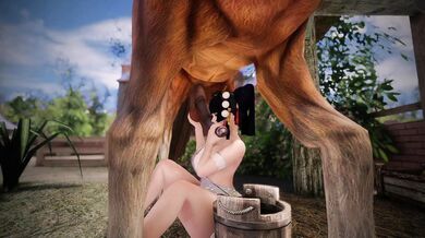 Kawaii Nekomata Succubus Takes Horse-Shaped Cock For Ride