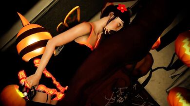 Victoria Burns Halloween Fuck Fest [blueberg]