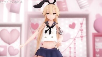 Breaking the waves with my darling dance - MMD R18 Maaru