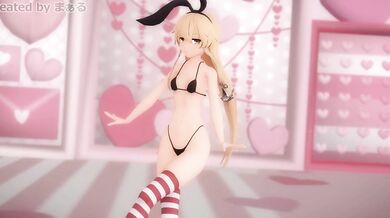 Breaking the waves with my darling dance - MMD R18 Maaru