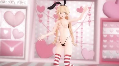 Breaking the waves with my darling dance - MMD R18 Maaru