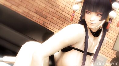 Busty Nyotengu gets naughty in a sexy photoshoot!