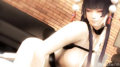 Busty Nyotengu gets naughty in a sexy photoshoot!