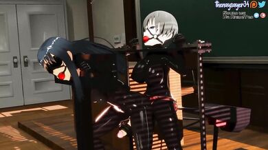 Tokyos Best BDSM Scene: Uzaki and Nagatoro, Two Submissives Getting Kinky Punishments