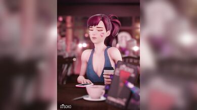 Hentai Coffee Break: DVa, Sombra and a Sexy Surprise!