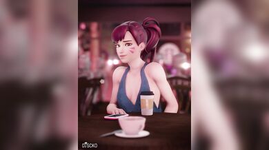 Hentai Coffee Break: DVa, Sombra and a Sexy Surprise!