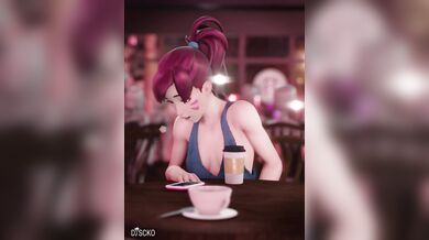 Hentai Coffee Break: DVa, Sombra and a Sexy Surprise!