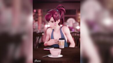Hentai Coffee Break: DVa, Sombra and a Sexy Surprise!