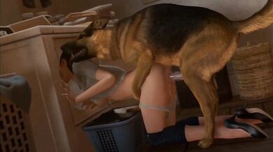 A Hot and Steamy Night with the Dog Stuffing Machine