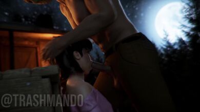 Hottie in the Trash Amidst Dirty Rubbish!